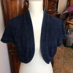 Denim Jean Jacket Bolero Style